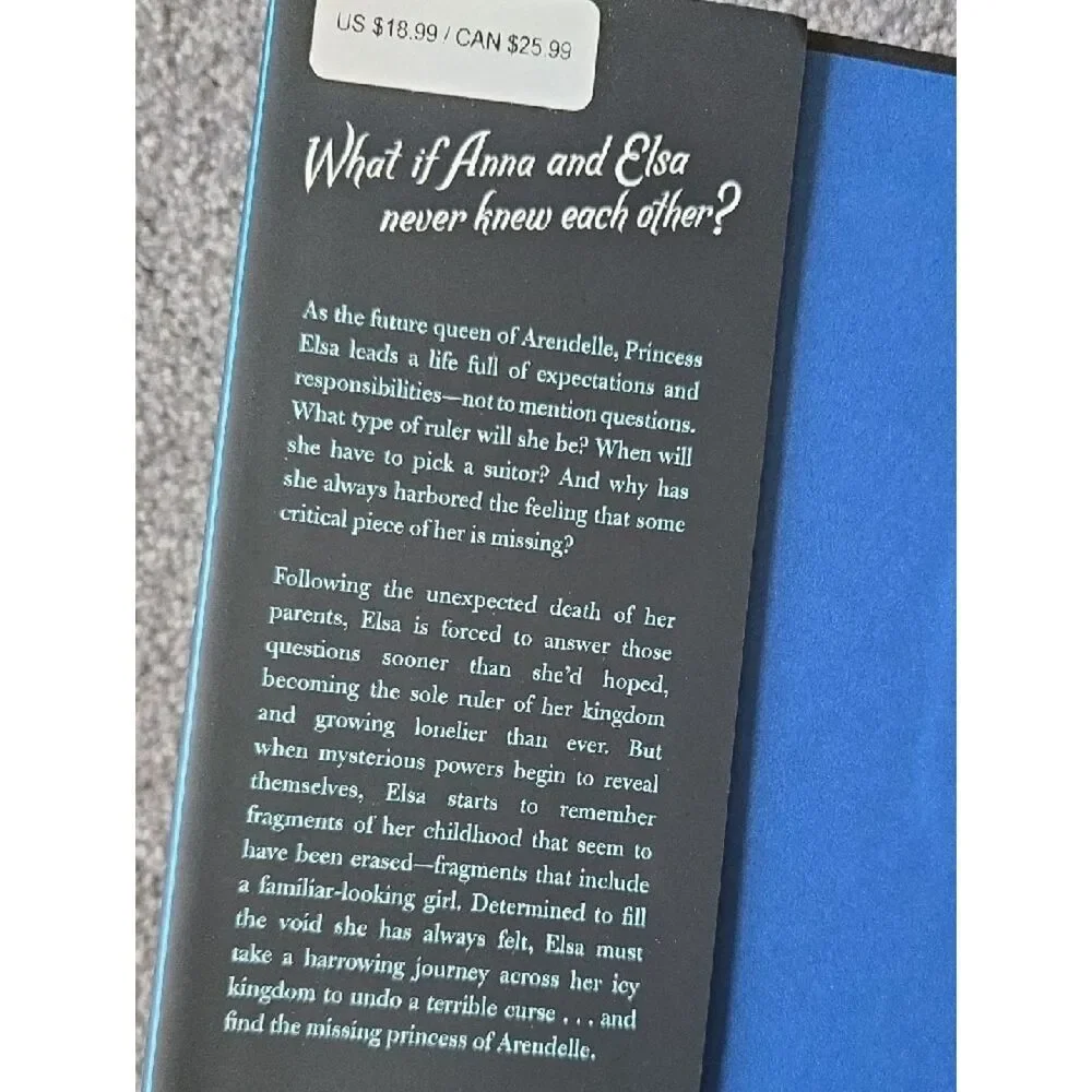 Disney Conceal, Don't Feel Hardcover - Blue & Black